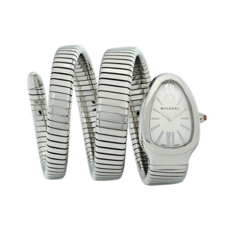 BVLGARI Serpenti Tubogas 35 mm Case Steel Dial Grey